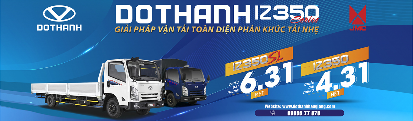 Xe tải DOTHANH IZ350 Series mới - Giải pháp vận tải toàn diện phân khúc tải nhẹ Xe tải DOTHANH IZ350 Series mới - Giải pháp vận tải toàn diện phân khúc tải nhẹ